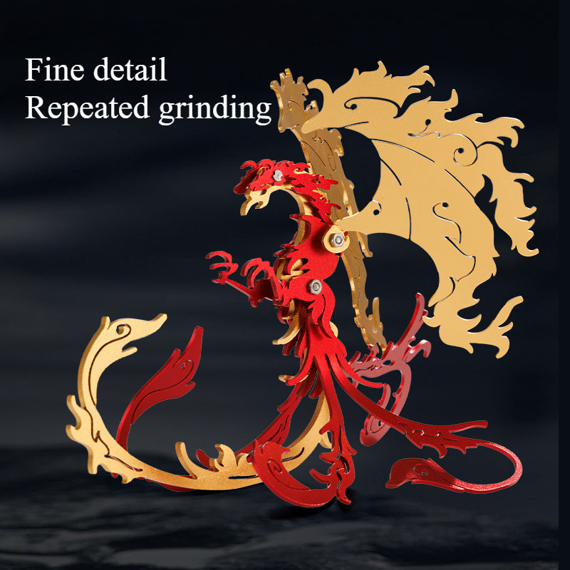 Magic Guest 3D Metal Puzzle Magic Pterosaur Wolf King Dangkang Scorpio King General Gu Carving Qinglong Foreign Trade Cross-border Special Supply