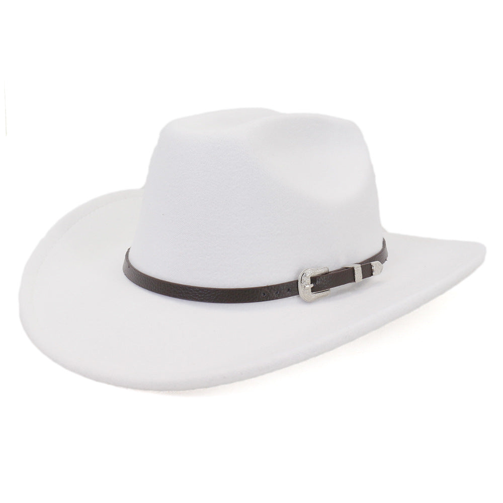 Amazon Speed on Cross -border Cross -border New Western Cowboy Hat Hat Hat Hat Big Earlier Jazz Hat