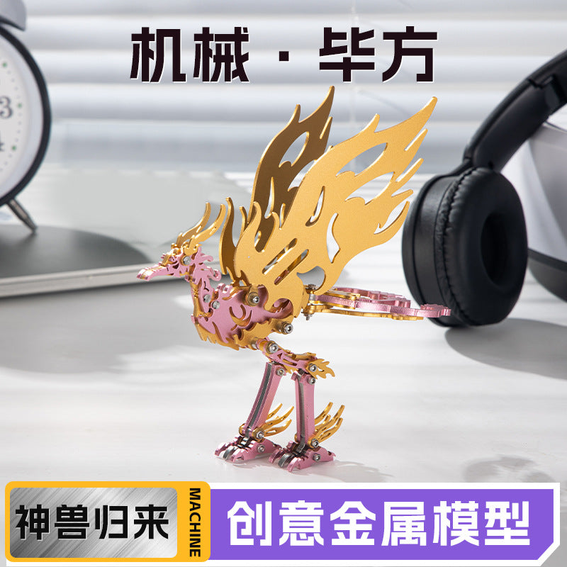 Magic Guest 3D Metal Puzzle Magic Pterosaur Wolf King Dangkang Scorpio King General Gu Carving Qinglong Foreign Trade Cross-border Special Supply