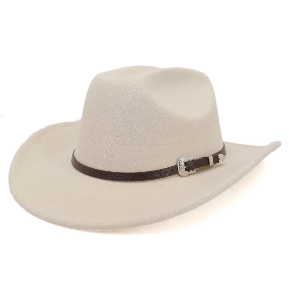 Amazon Speed on Cross -border Cross -border New Western Cowboy Hat Hat Hat Hat Big Earlier Jazz Hat