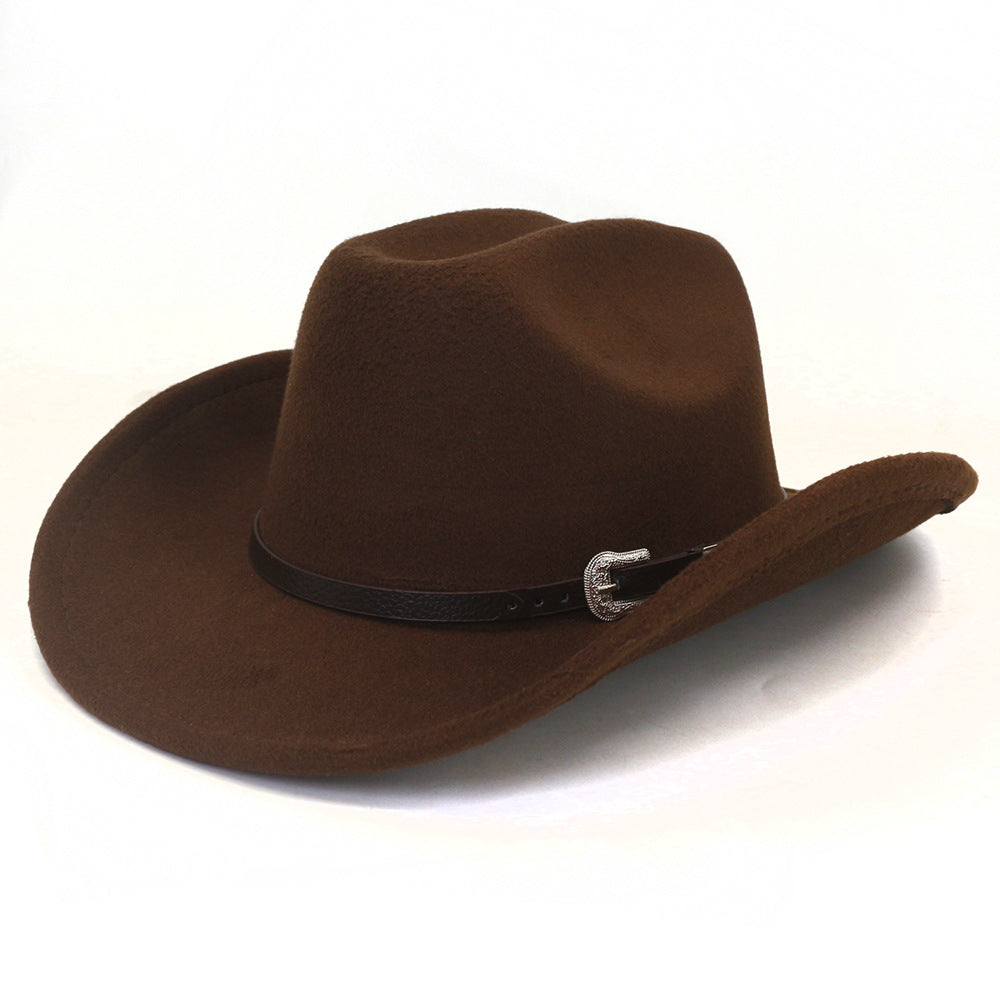 Amazon Speed on Cross -border Cross -border New Western Cowboy Hat Hat Hat Hat Big Earlier Jazz Hat