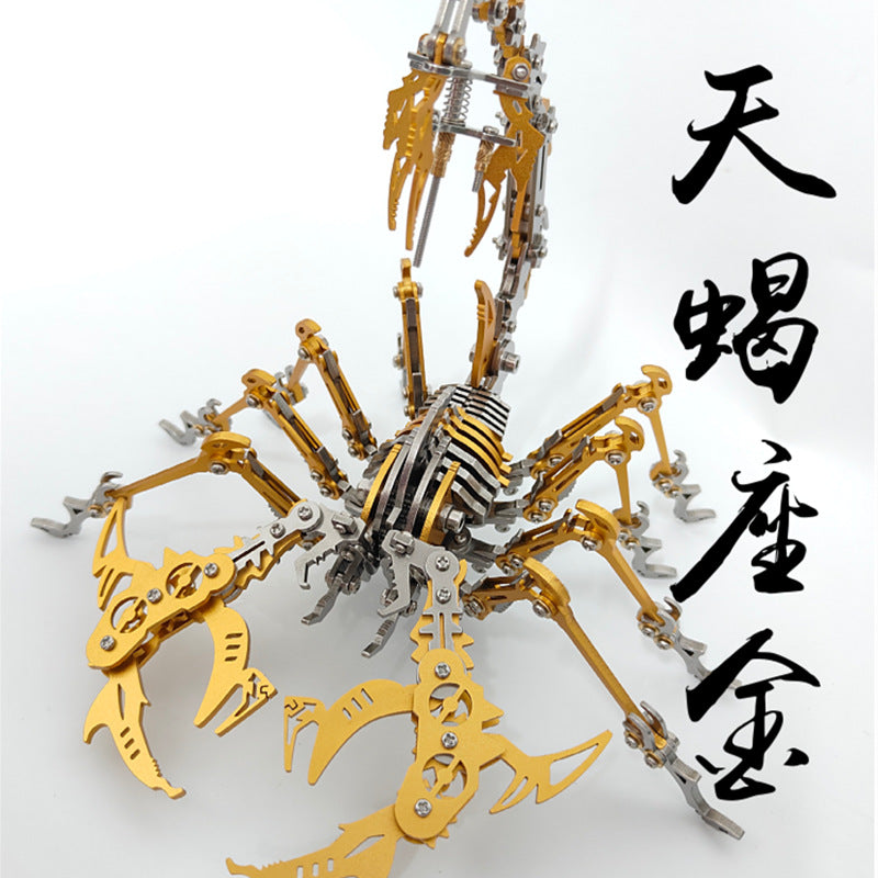 Magic Guest 3D Metal Puzzle Magic Pterosaur Wolf King Dangkang Scorpio King General Gu Carving Qinglong Foreign Trade Cross-border Special Supply