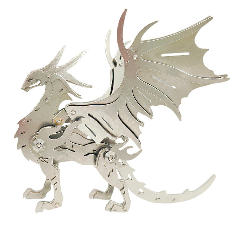 Magic Guest 3D Metal Puzzle Magic Pterosaur Wolf King Dangkang Scorpio King General Gu Carving Qinglong Foreign Trade Cross-border Special Supply