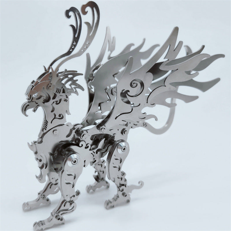 Magic Guest 3D Metal Puzzle Magic Pterosaur Wolf King Dangkang Scorpio King General Gu Carving Qinglong Foreign Trade Cross-border Special Supply