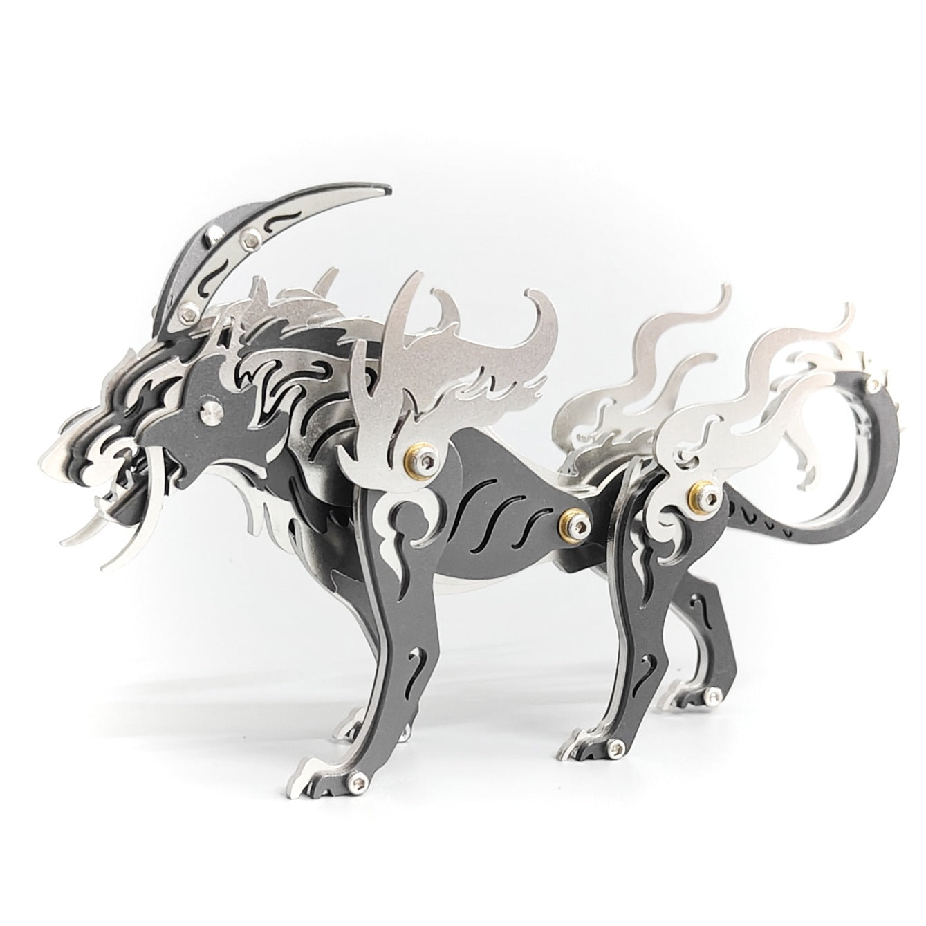 Magic Guest 3D Metal Puzzle Magic Pterosaur Wolf King Dangkang Scorpio King General Gu Carving Qinglong Foreign Trade Cross-border Special Supply