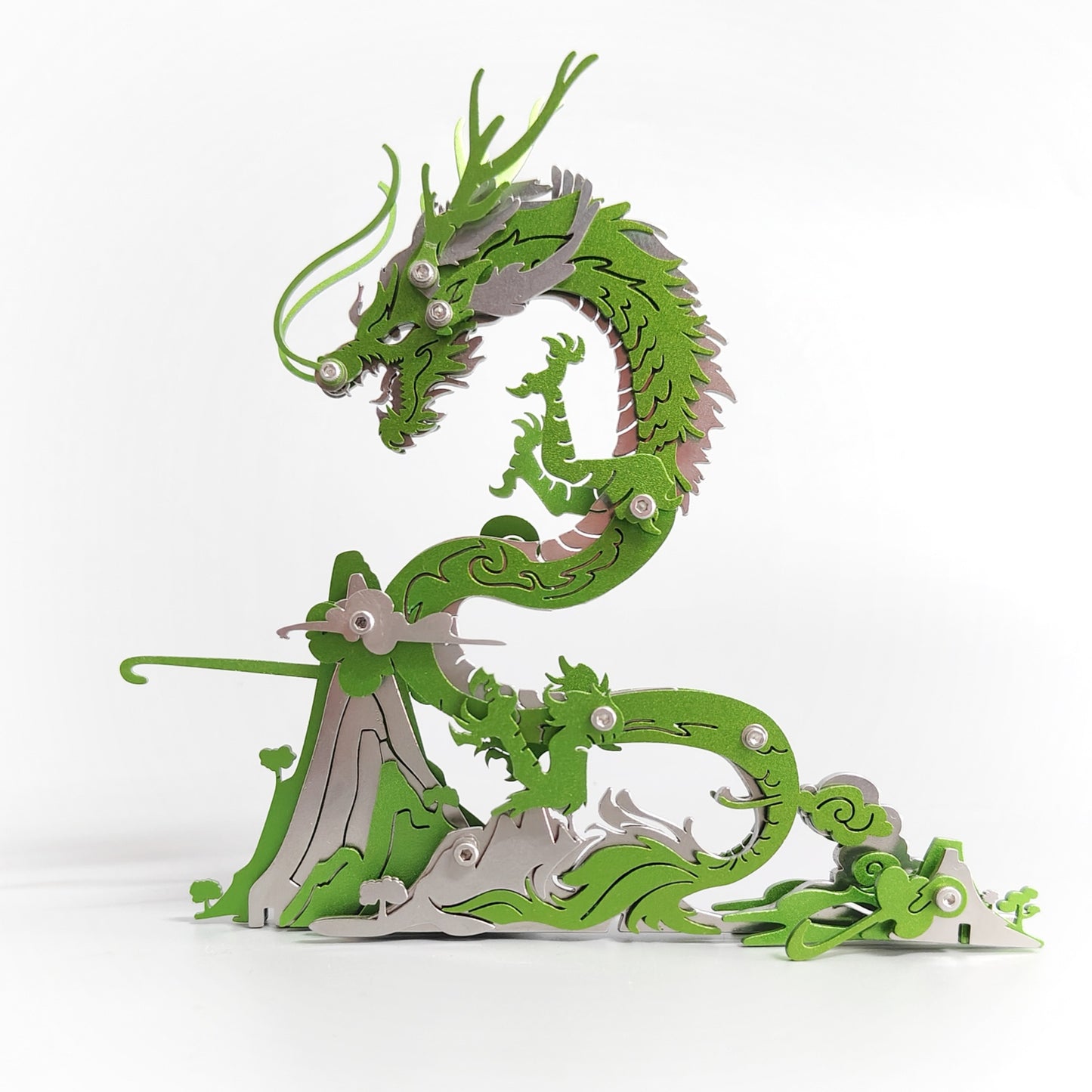 Magic Guest 3D Metal Puzzle Magic Pterosaur Wolf King Dangkang Scorpio King General Gu Carving Qinglong Foreign Trade Cross-border Special Supply