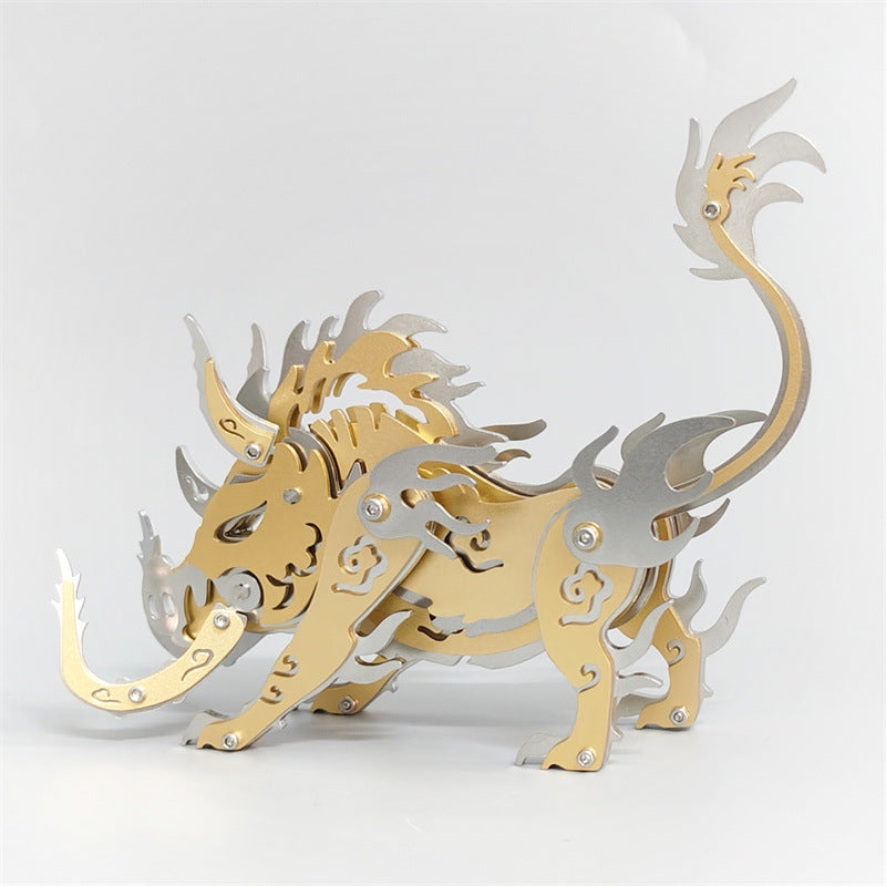 Magic Guest 3D Metal Puzzle Magic Pterosaur Wolf King Dangkang Scorpio King General Gu Carving Qinglong Foreign Trade Cross-border Special Supply