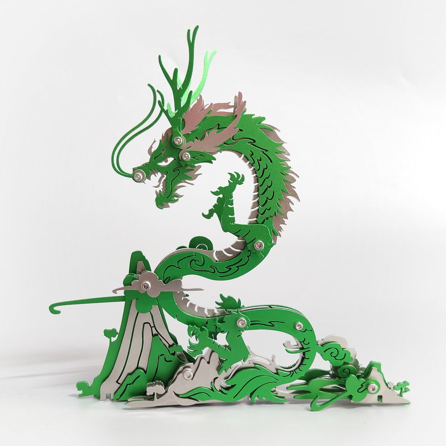 Magic Guest 3D Metal Puzzle Magic Pterosaur Wolf King Dangkang Scorpio King General Gu Carving Qinglong Foreign Trade Cross-border Special Supply