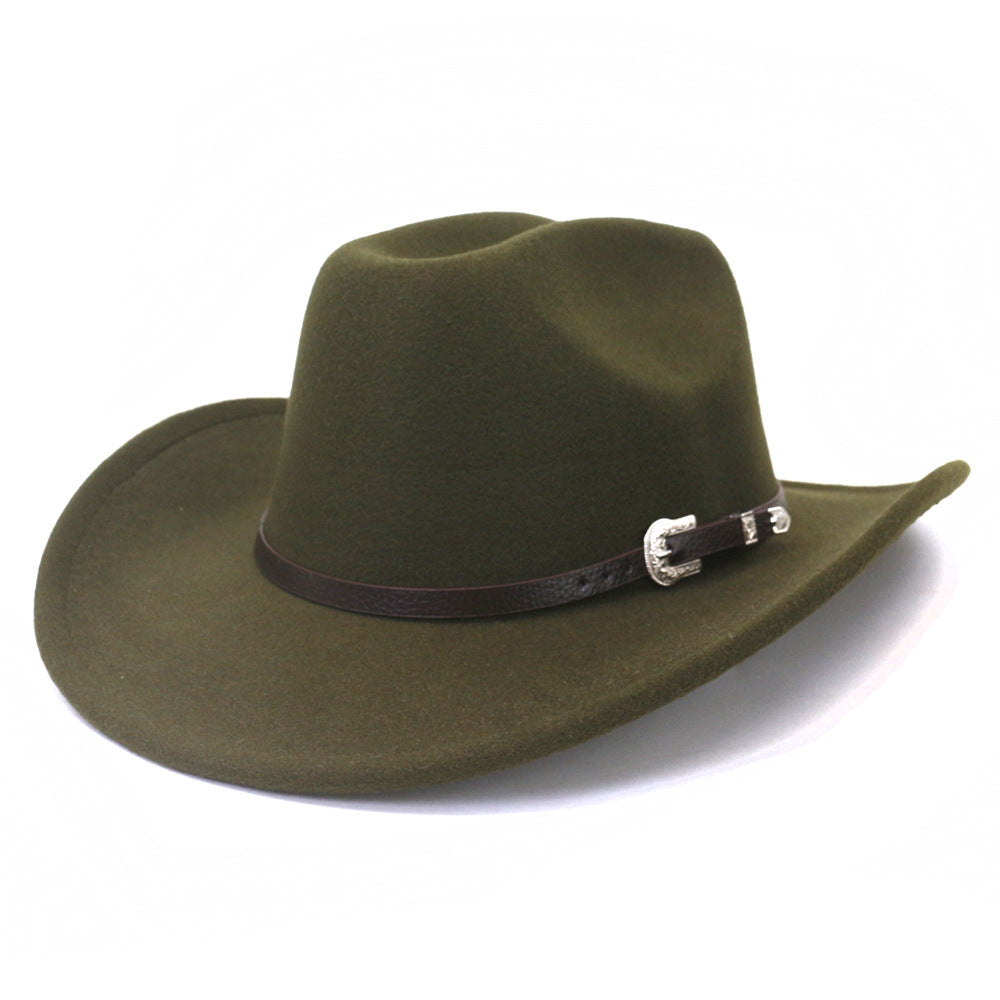 Amazon Speed on Cross -border Cross -border New Western Cowboy Hat Hat Hat Hat Big Earlier Jazz Hat