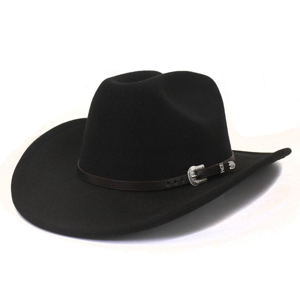 Amazon Speed on Cross -border Cross -border New Western Cowboy Hat Hat Hat Hat Big Earlier Jazz Hat